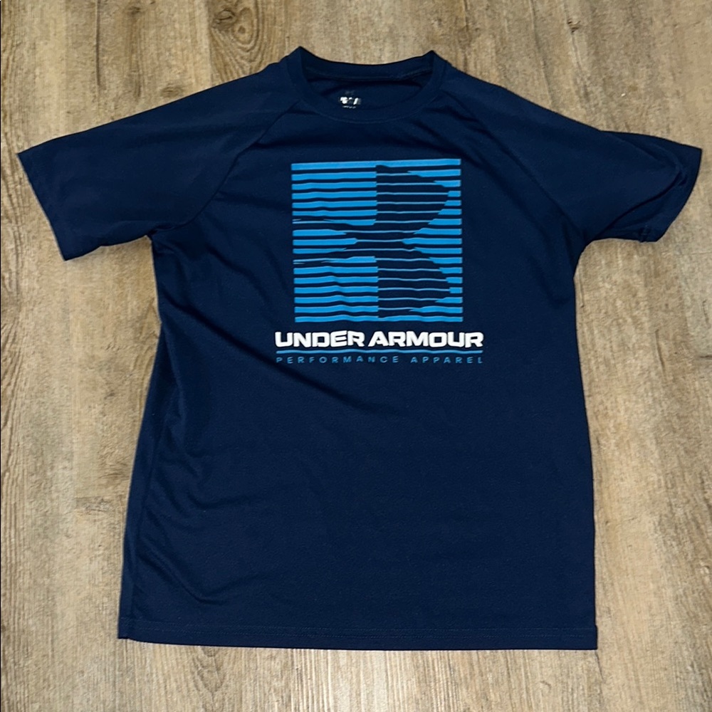 Under Armour Men's Navy Blue Performance Shirt